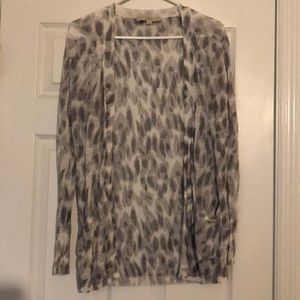Leopard print cardigan